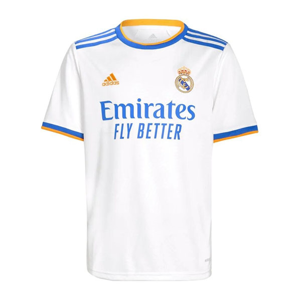 Heimtrikot Real Madrid 2021-2022 Weiß Günstige Fußballtrikots